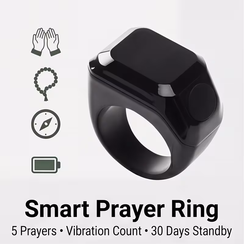 Bague de Prière Intelligente Zikr Tasbih - vue principale et présentation du produit