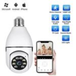 Ampoule Caméra de Surveillance WiFi E27 1080P - vue détaillée et finitions de qualité