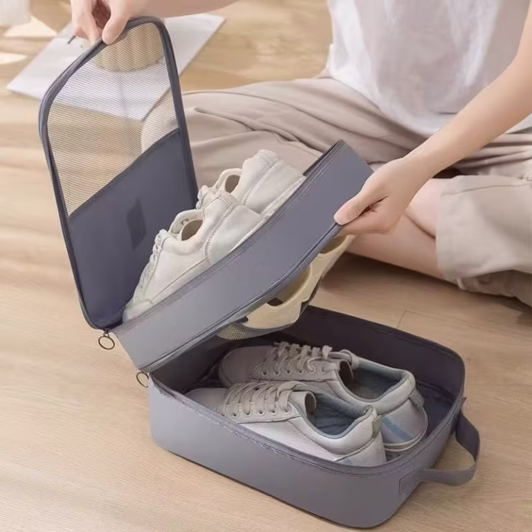 Sac à Chaussures de Voyage Multi-Compartiments (3 Paires) - vue principale et présentation du produit