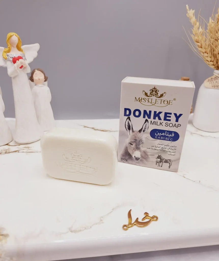 Savon Naturel au Lait d'Ânesse 100g - vue principale et présentation du produit