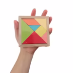Livre Tangram Magnétique de Voyage - vue détaillée et finitions de qualité