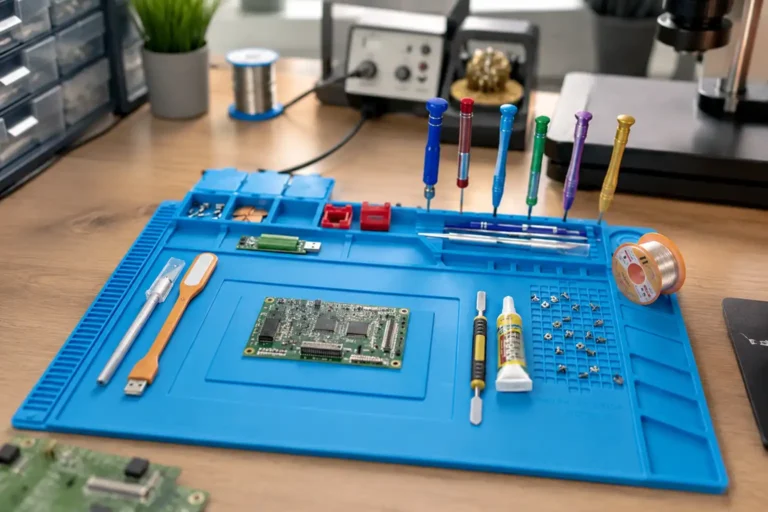 Tapis de Réparation en Silicone Magnétique - vue principale et présentation du produit