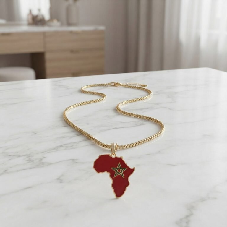 Collier Femme Doré - vue principale et présentation du produit