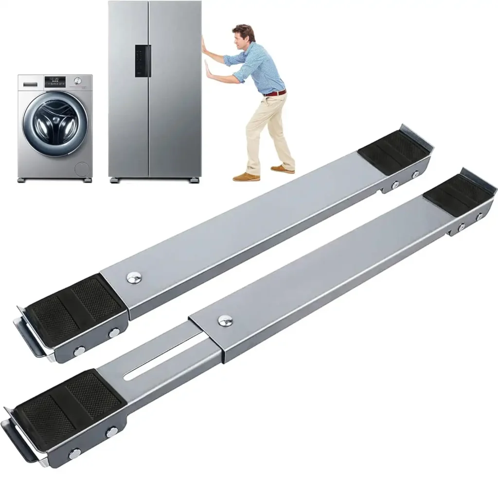 Support Réglable à Roulettes pour Machine à Laver et Frigo - vue principale et présentation du produit