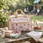 Sac Repas Capybara Thermique pour École, Travail et Pique-Nique - vue détaillée et finitions de qualité