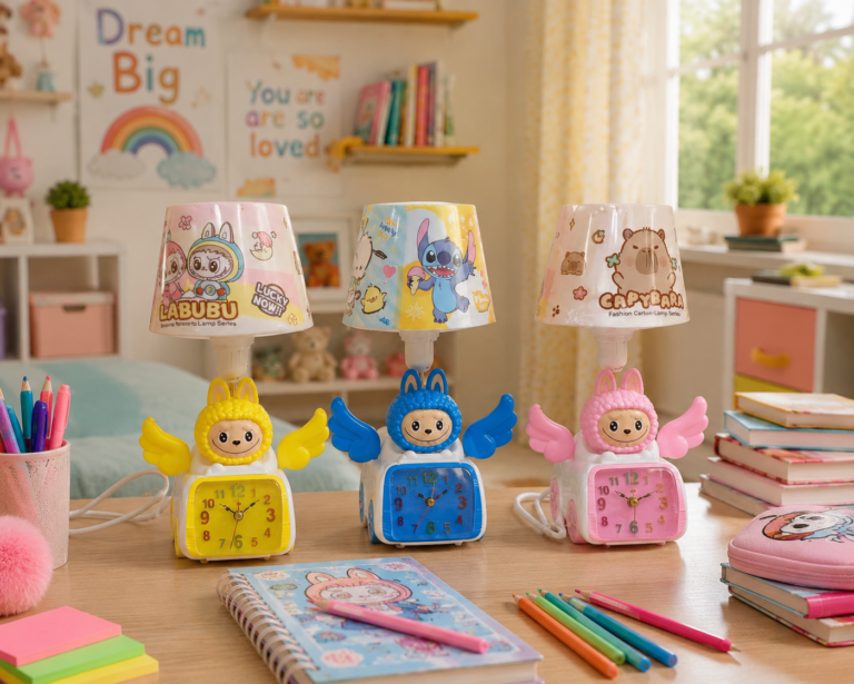 Réveil Enfant avec Lampe - vue principale et présentation du produit