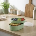 Boîte Repas Empilable 2 Étages - vue détaillée et finitions de qualité