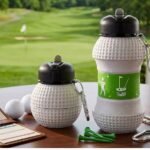 Bouteille d’Eau de Sport en Forme de Balle de Golf - vue principale et présentation du produit