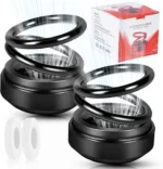 Diffuseur de Parfum Solaire Rotatif 360° pour Voiture - accessoires inclus et fonctionnalités