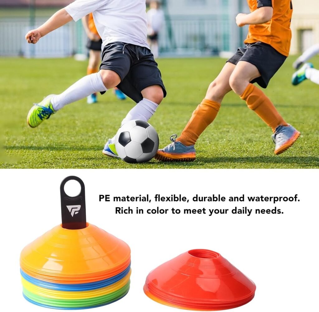 Pack de 50 Cônes d’Entraînement Football - vue principale et présentation du produit