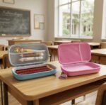 Pochette à Crayons 3D Enfant - vue détaillée et finitions de qualité