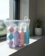 Lot de 6 Bouteilles de Voyage Réutilisables - vue détaillée et finitions de qualité
