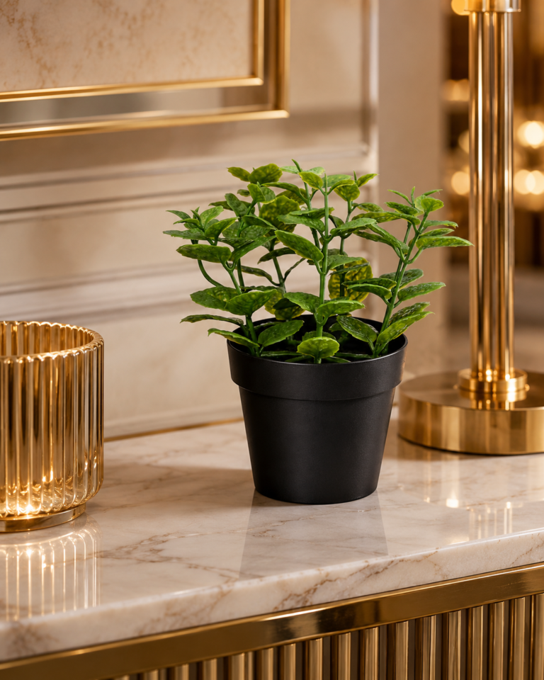 Plante Artificielle Menthe - vue principale et présentation du produit