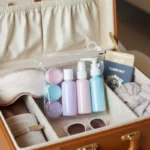 Lot de 6 Bouteilles de Voyage Réutilisables - vue principale et présentation du produit