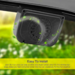 Ventilateur Solaire pour Voiture , Refroidissement Naturel, Évacuation de la Chaleur et des Mauvaises Odeurs - vue complémentaire 6