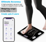 Balance Connectée Intelligente - accessoires inclus et fonctionnalités