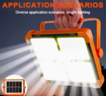 Projecteur LED Solaire Rechargeable - vue complémentaire 6