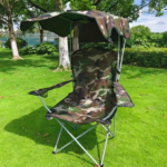 Chaise Pliante de Plage avec Pare-Soleil - vue principale et présentation du produit
