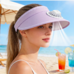 Visière Solaire avec Ventilateur Intégré - vue principale et présentation du produit