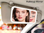 Miroir maquillage Led sur pare-soleil voiture , tactile avec 3 modes d'éclairage - vue complémentaire 5