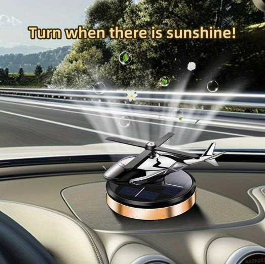 Désodorisant Solaire Rotatif pour Voiture - vue principale et présentation du produit