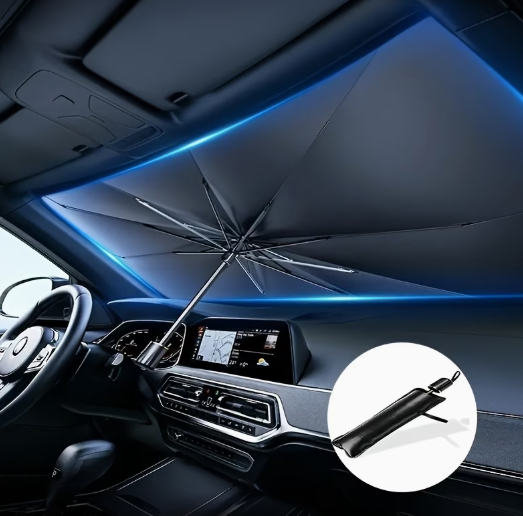 Isolation thermique pliable pour pare-brise de voiture - vue principale et présentation du produit