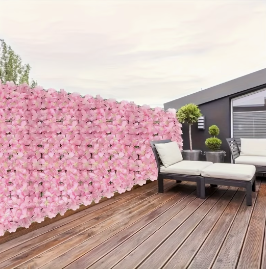Clôture Décorative Imitation Feuillage - vue principale et présentation du produit
