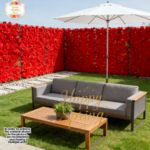 Clôture Décorative Imitation Feuillage - vue principale et présentation du produit