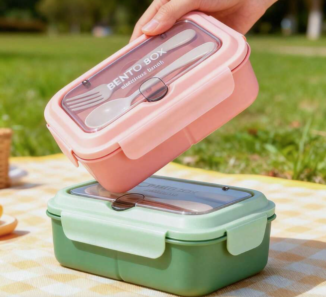 Boîte à Lunch Compartimentée Hermétique - vue principale et présentation du produit