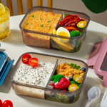 Boîte à Lunch Compartimentée Hermétique - accessoires inclus et fonctionnalités