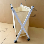 Panier à Linge Pliable Grand Format avec Roulettes 360° - vue complémentaire 5