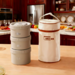 3 Boîte à Lunch Isolée en Acier Inoxydable + 1 Sac Isolant - accessoires inclus et fonctionnalités