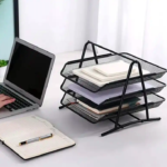 Organisateur de Bureau 3 Niveaux en Métal - vue principale et présentation du produit