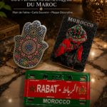 Lot de 3 Souvenirs Magnétiques du Maroc - vue principale et présentation du produit