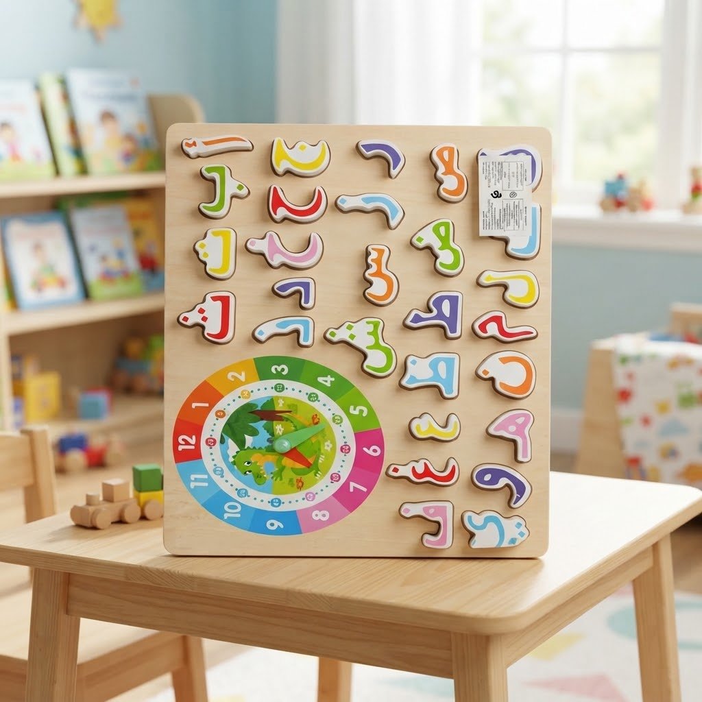Puzzle en Bois Éducatif pour Enfant - vue principale et présentation du produit