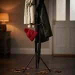 Porte-Manteau sur Pied en Métal Design Moderne - vue détaillée et finitions de qualité