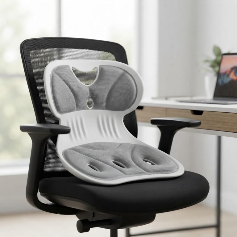 Coussin de Dossier Ergonomique 3D - vue principale et présentation du produit