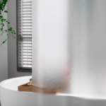 Rideau de Douche Blanc 200 × 180 cm - prise en main et utilisation pratique