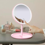 Miroir LED Rond avec Éclairage - vue détaillée et finitions de qualité