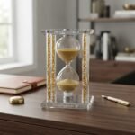 Minuteur en Verre avec Sable Coloré - vue principale et présentation du produit