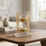 Minuteur en Verre avec Sable Coloré - vue détaillée et finitions de qualité